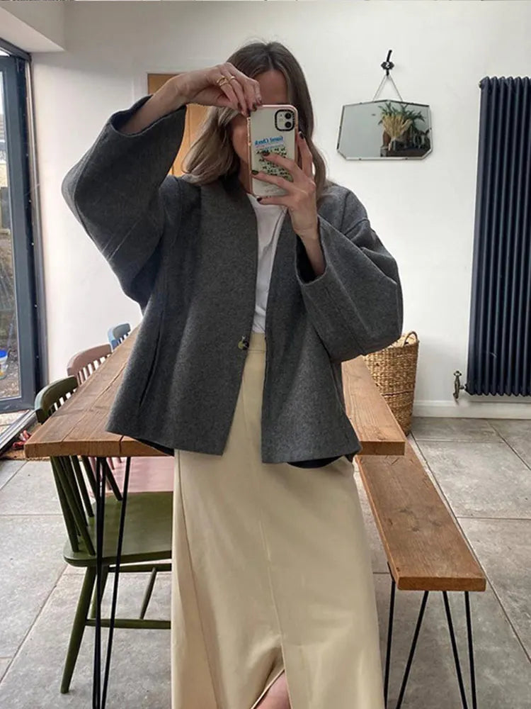 Dama Washington Isaura women's boxy oversized jacket - view 2