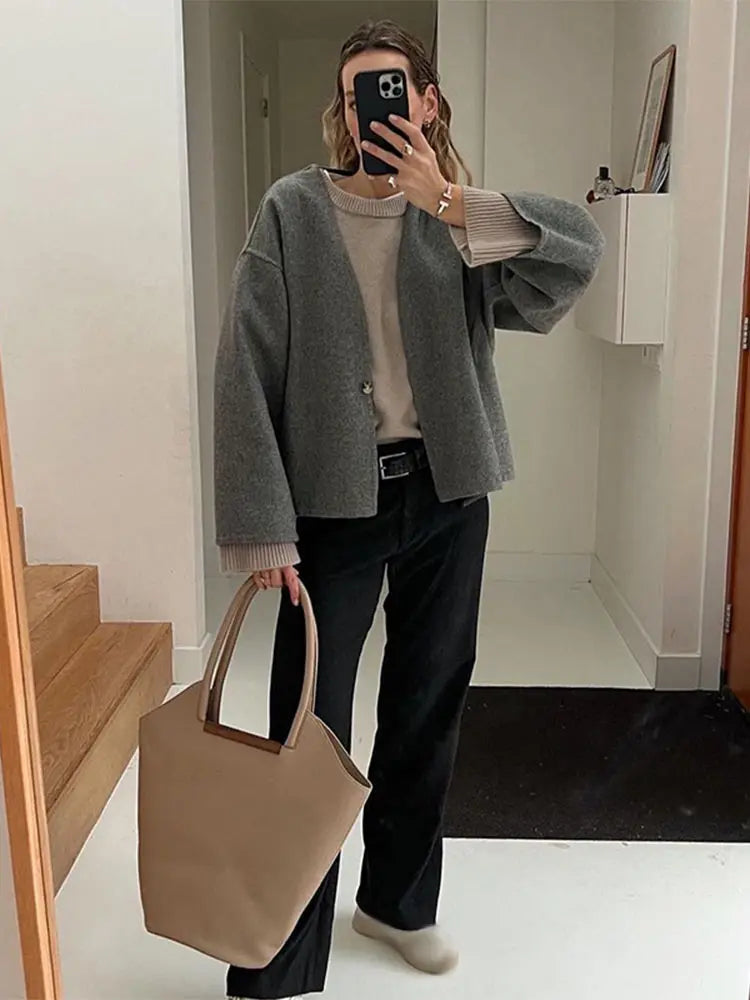 Dama Washington Isaura women's boxy oversized jacket - view 7