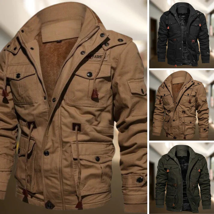 Dama Washington Humbert men's hooded military jacket - view 4