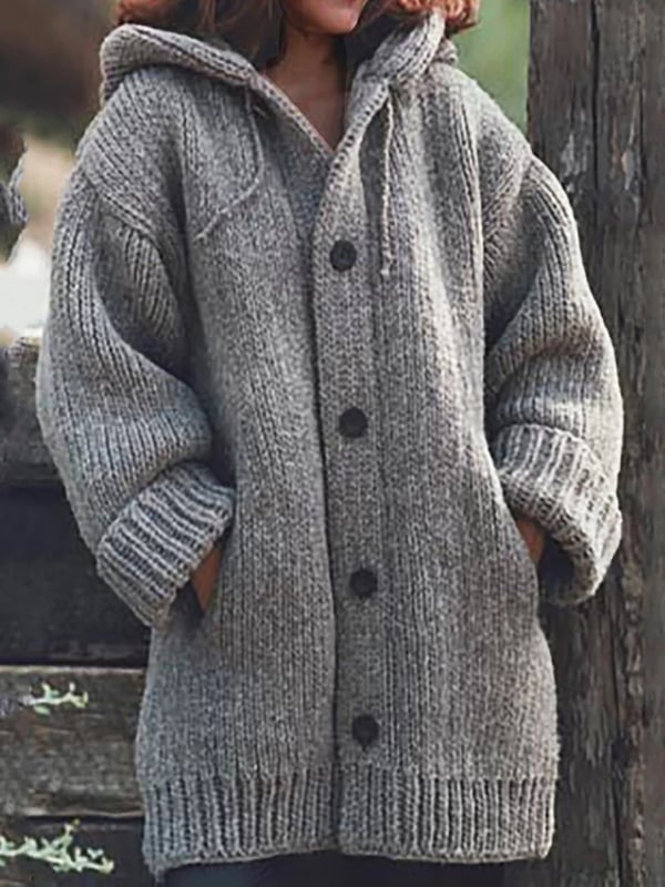 Dama Washington Josephine women's hooded oversized cardigan - view 2