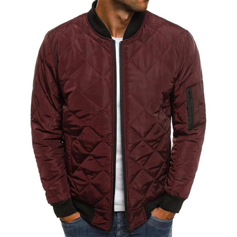 Dama Washington Donovan men's quilted bomber jacket - view 2