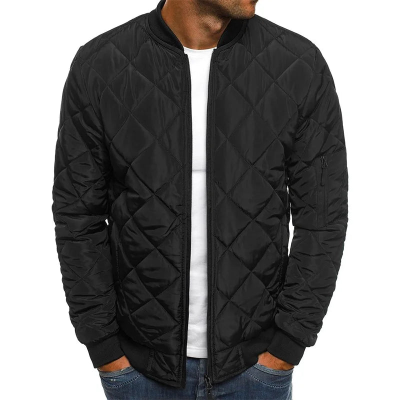 Dama Washington Donovan men's quilted bomber jacket - view 4