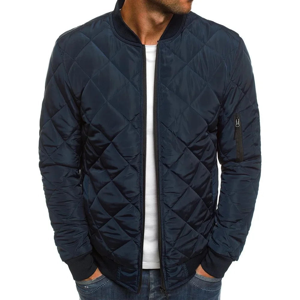 Dama Washington Donovan men's quilted bomber jacket - view 6