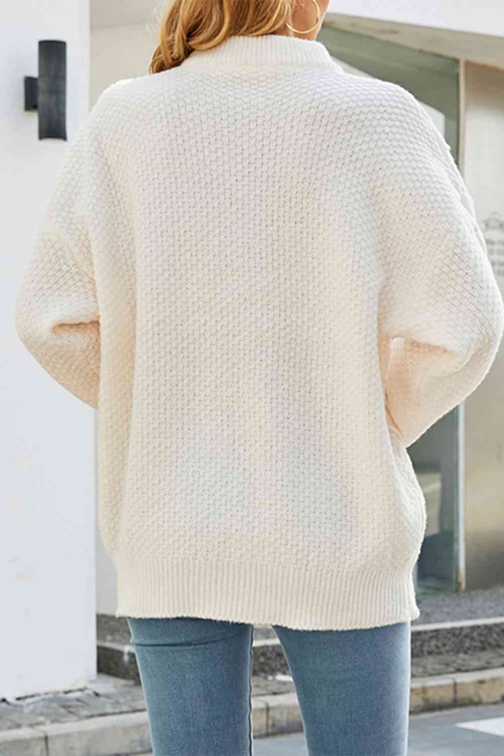 Dama Washington Domenica women's oversized cable knit sweater - view 2