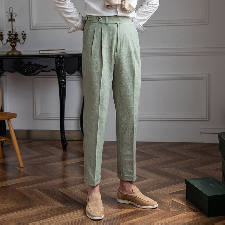 Dash | Men's Pleated Dress Pants Navy