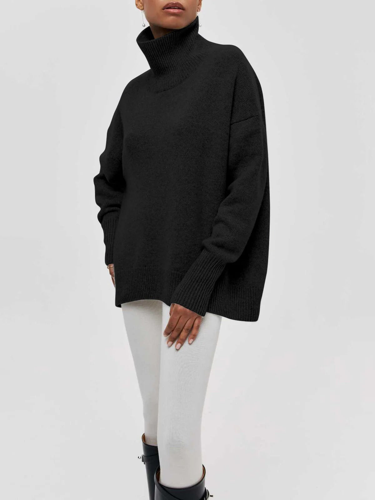 Dama Washington Clarisse women's oversized turtleneck sweater - view 9
