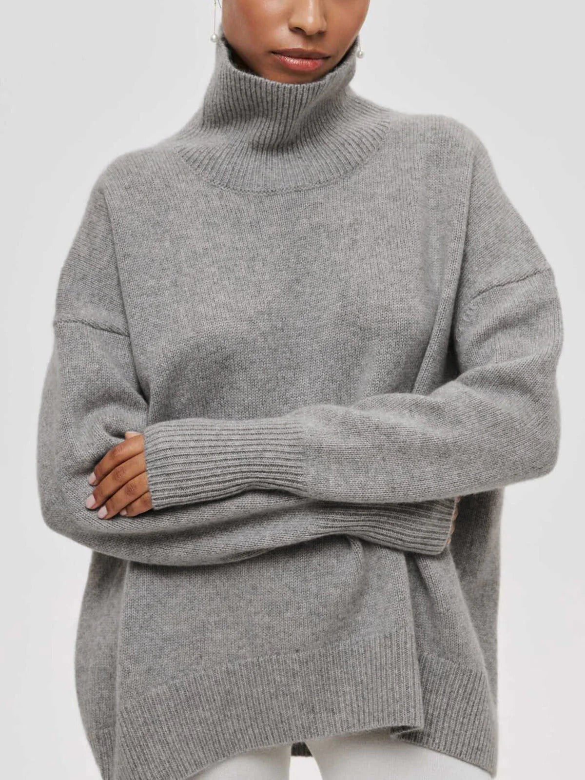 Dama Washington Clarisse women's oversized turtleneck sweater - view 7