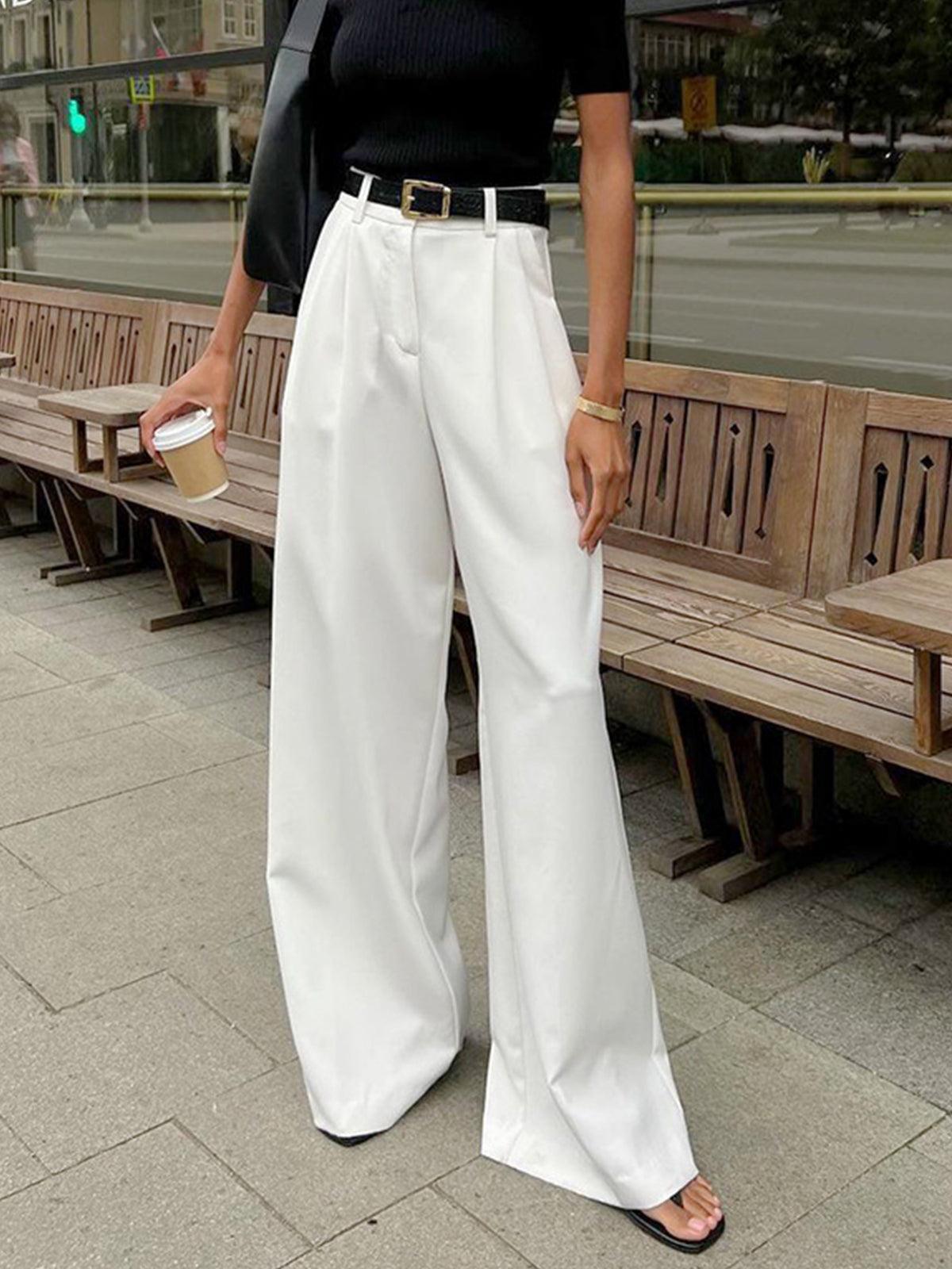 Dama Washington Evangeline wide leg pants - front view
