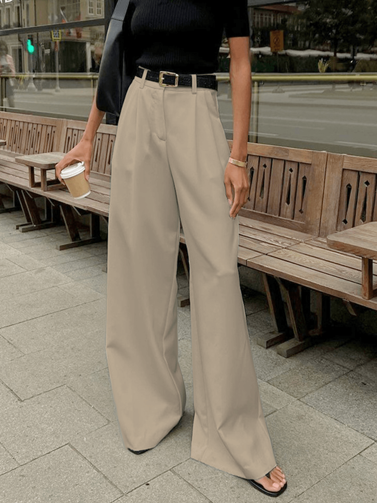 Dama Washington Evangeline wide leg pants - view 3