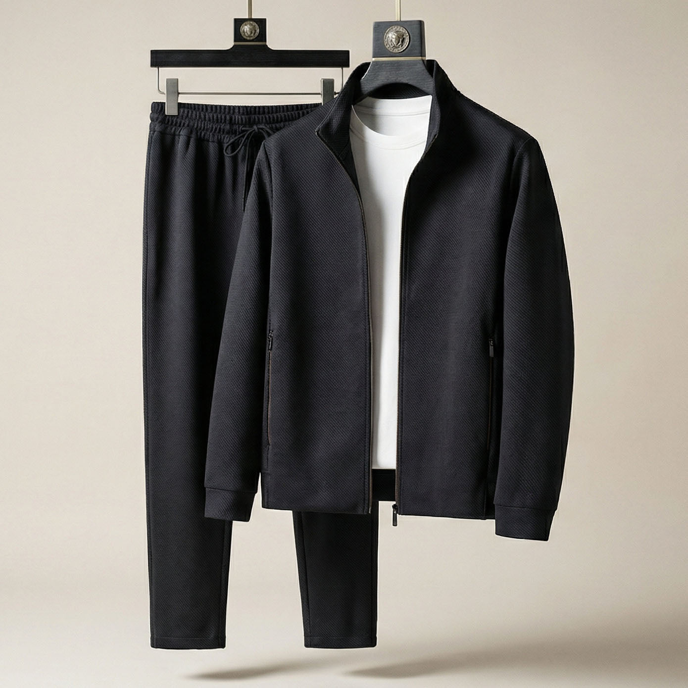 Nash | Men's Sweatsuit Navy Zip Up Jacket And Pants