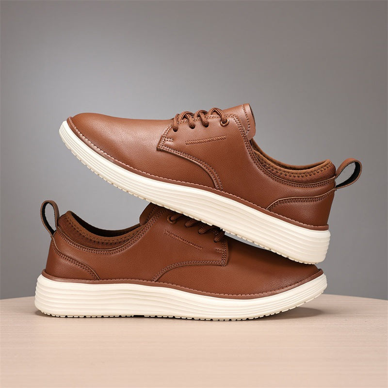 Tate | Men's Casual Lace Up Sneakers Navy White