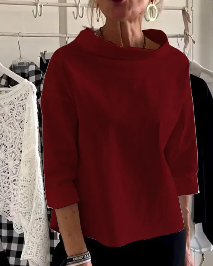 Dama Washington Leocadia women's oversized roll neck top - view 3