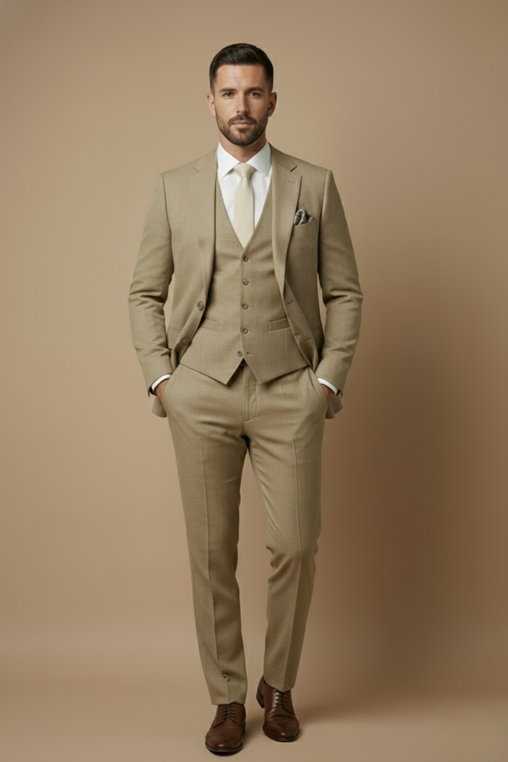 Cody | Men's Three Piece Suit Navy Wool Slim Fit