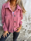 Dama Washington Pascaline women's button-down relaxed fit jacket - front view
