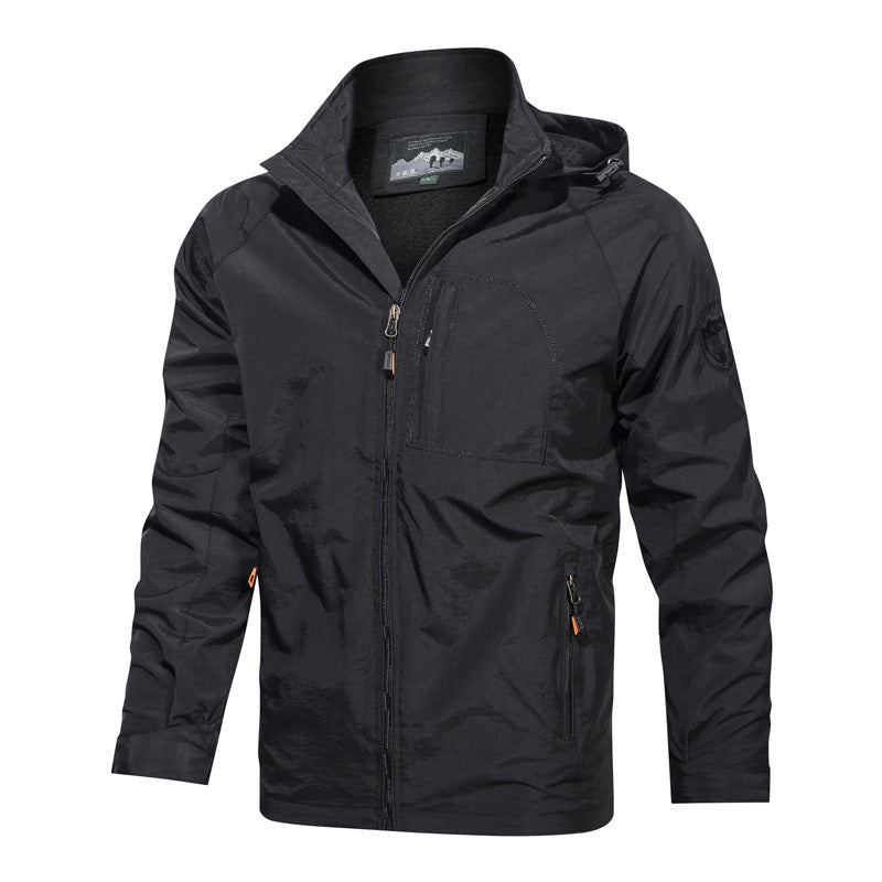 Dama Washington Elric men's hooded lightweight jacket - view 3