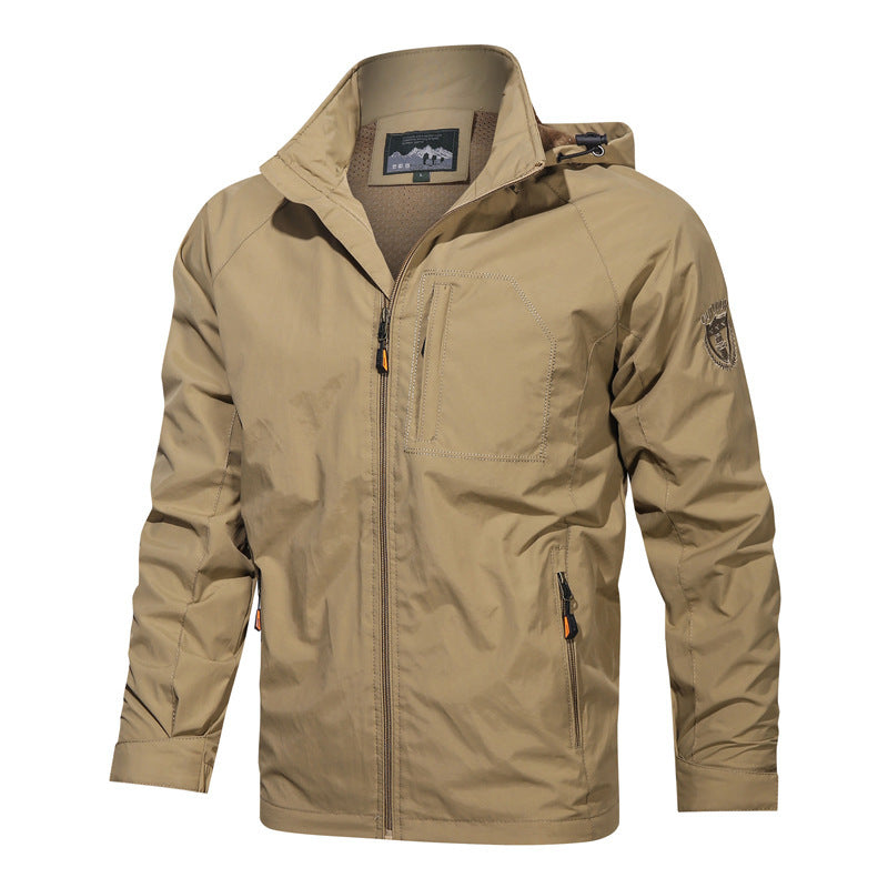Dama Washington Elric men's hooded lightweight jacket - view 4