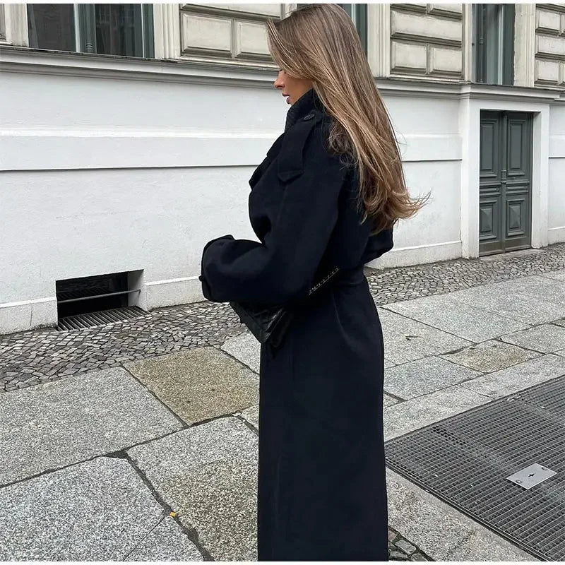 Dama Washington Letizia women's long oversized trench coat - view 5