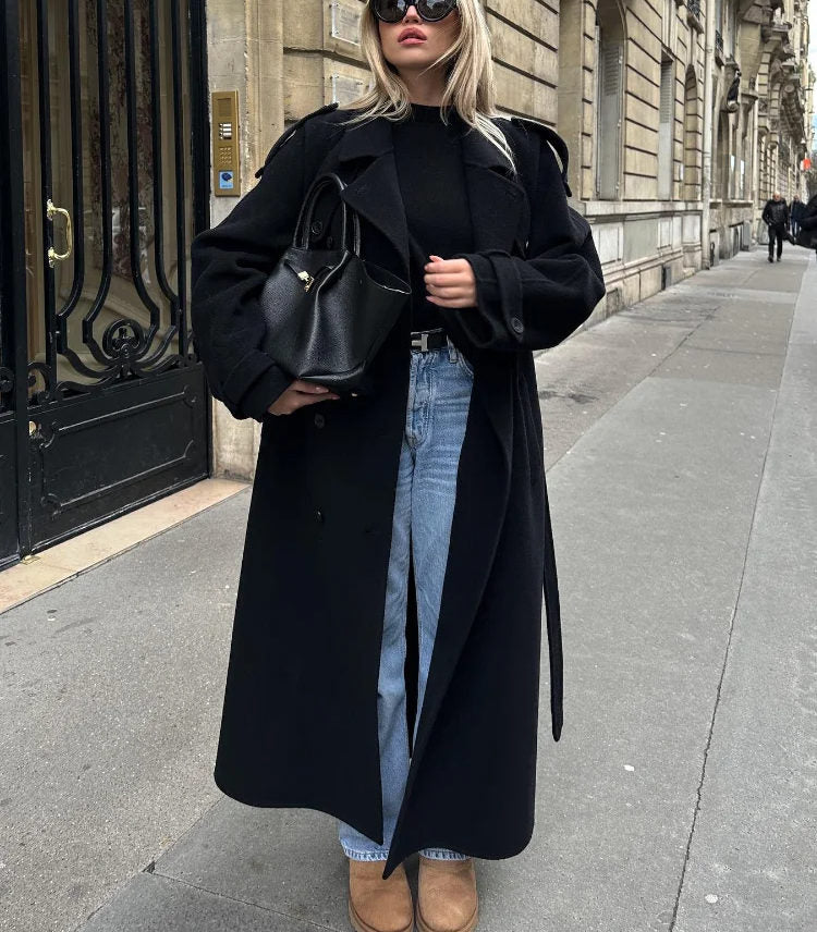 Dama Washington Letizia women's long oversized trench coat - view 6