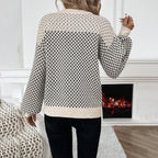 Dama Washington Iona women's patterned crew neck sweater - view 2