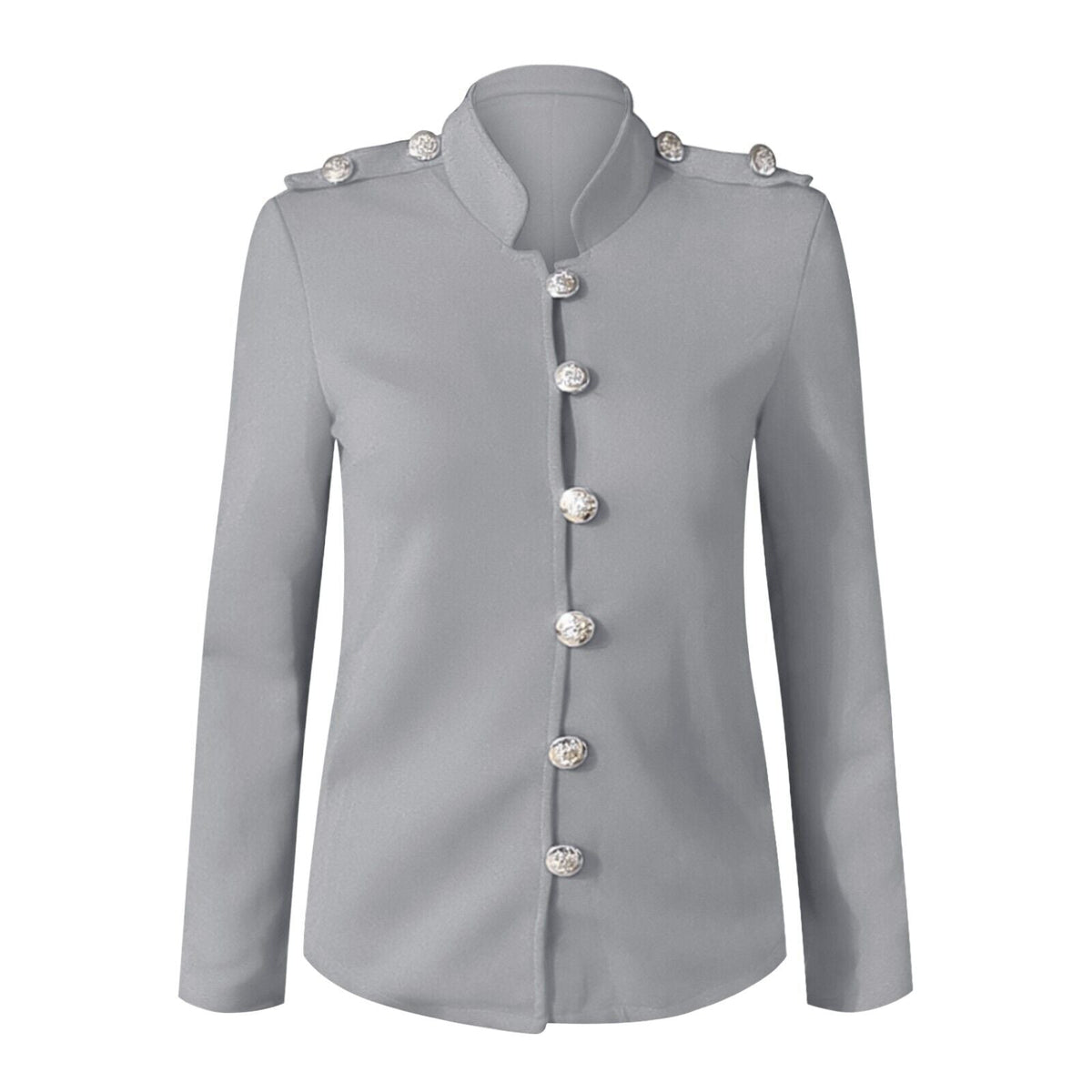 Dama Washington Lysandra women's button front fitted military jacket - view 7