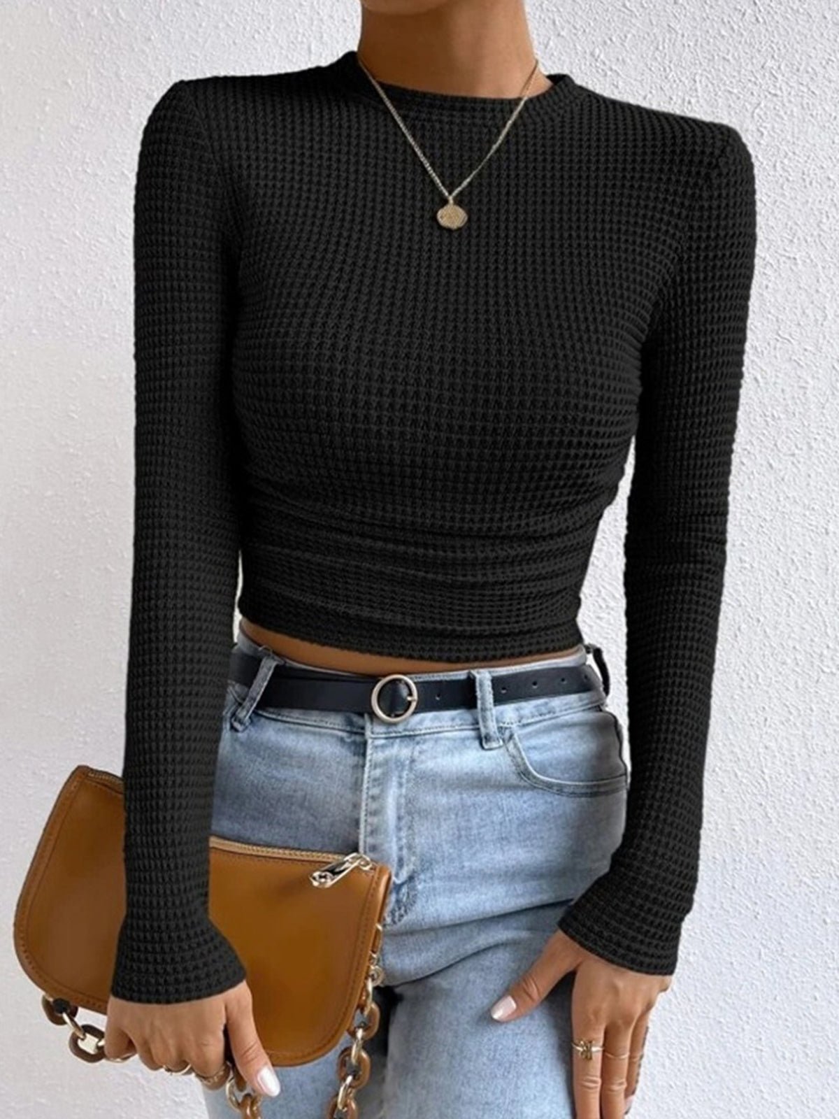 Dama Washington Bettina women's fitted long sleeve top - view 8