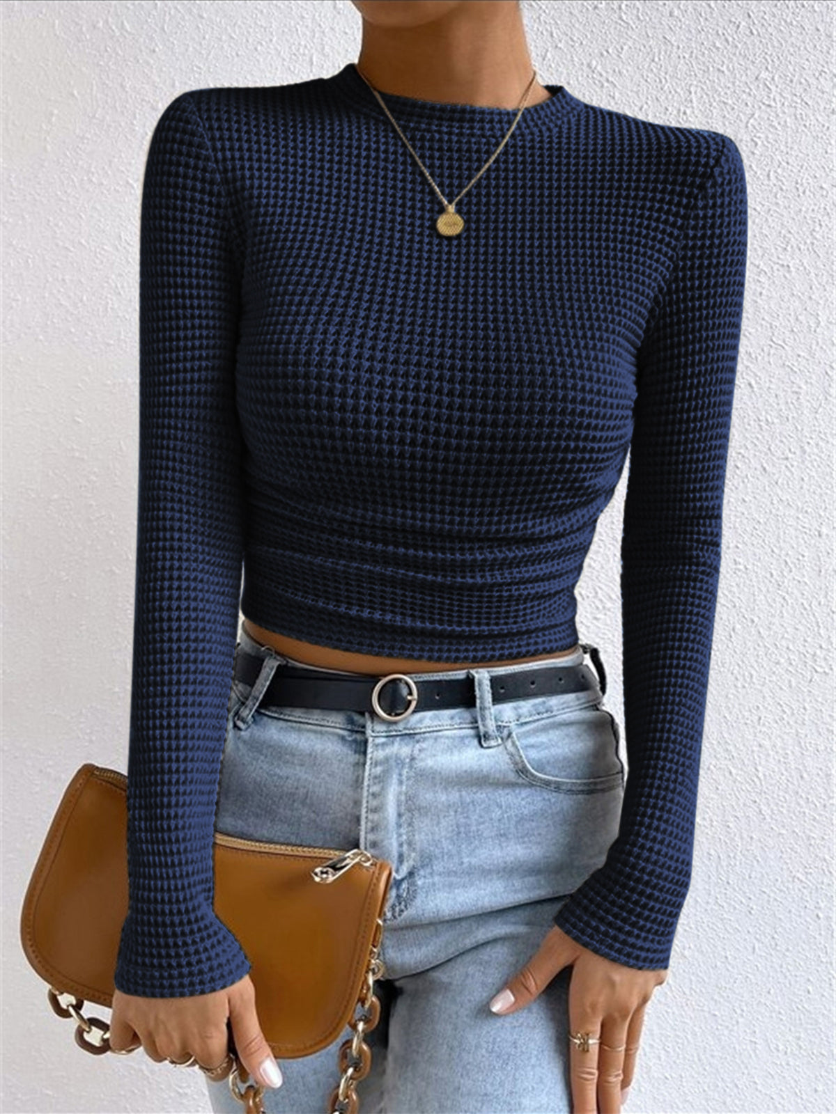 Dama Washington Bettina women's fitted long sleeve top - view 15