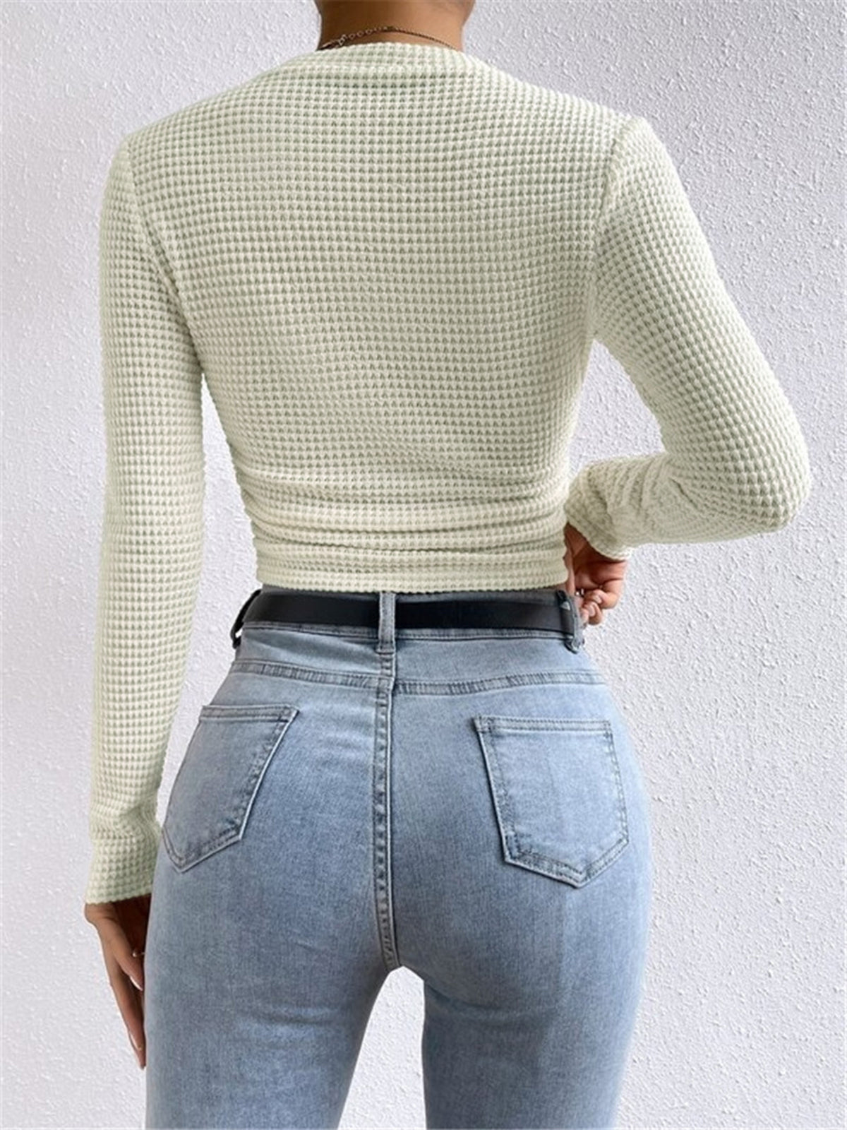 Dama Washington Bettina women's fitted long sleeve top - view 4