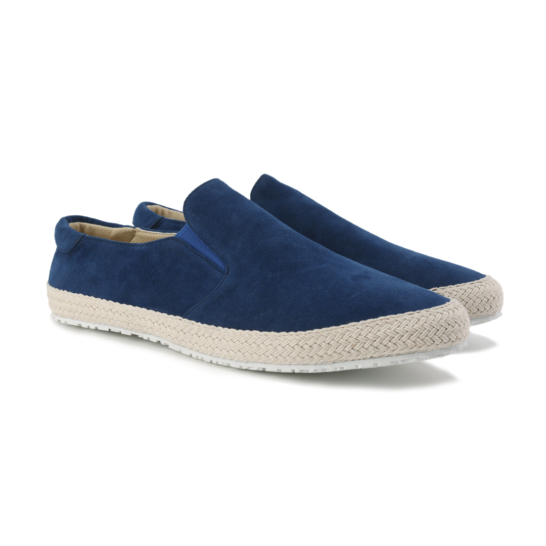 Corey | Men's Casual Slip On Loafer Cream Espadrille