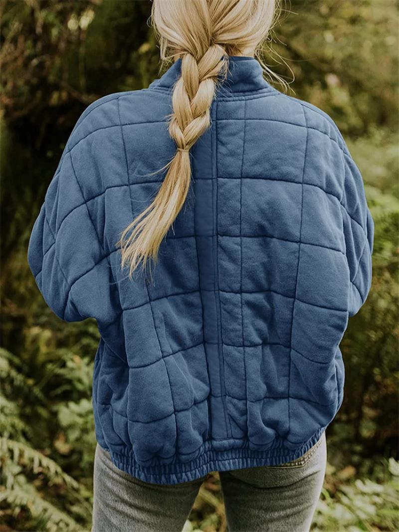 Dama Washington Viola oversized quilted jacket - view 8