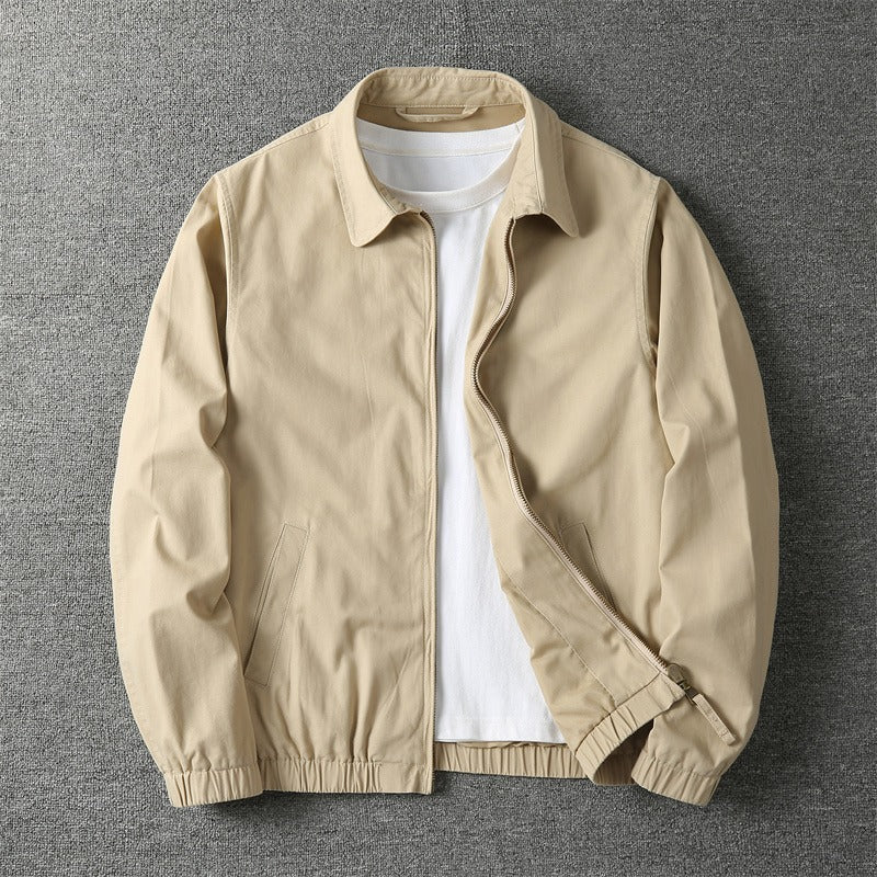 Dama Washington Edgard men's zip-up bomber jacket - front view