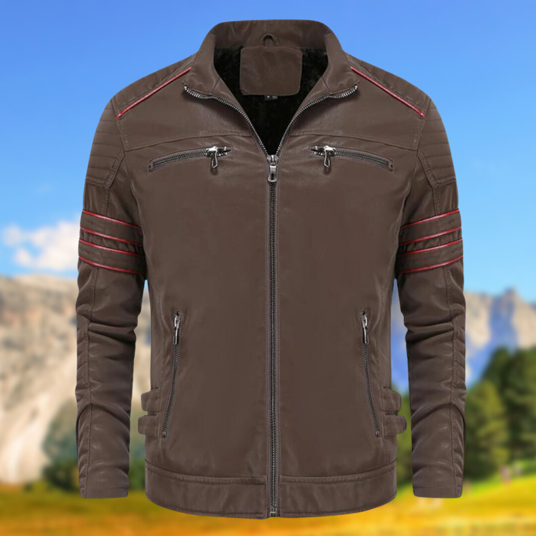 Dama Washington Gregor biker zip-up jacket - view 4