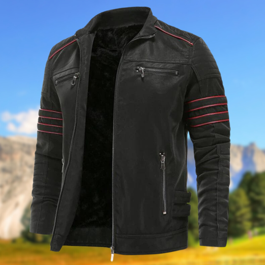 Dama Washington Gregor biker zip-up jacket - view 2