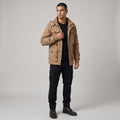 Dama Washington Jasper men's tactical military jacket Khaki waterproof - full outfit model view