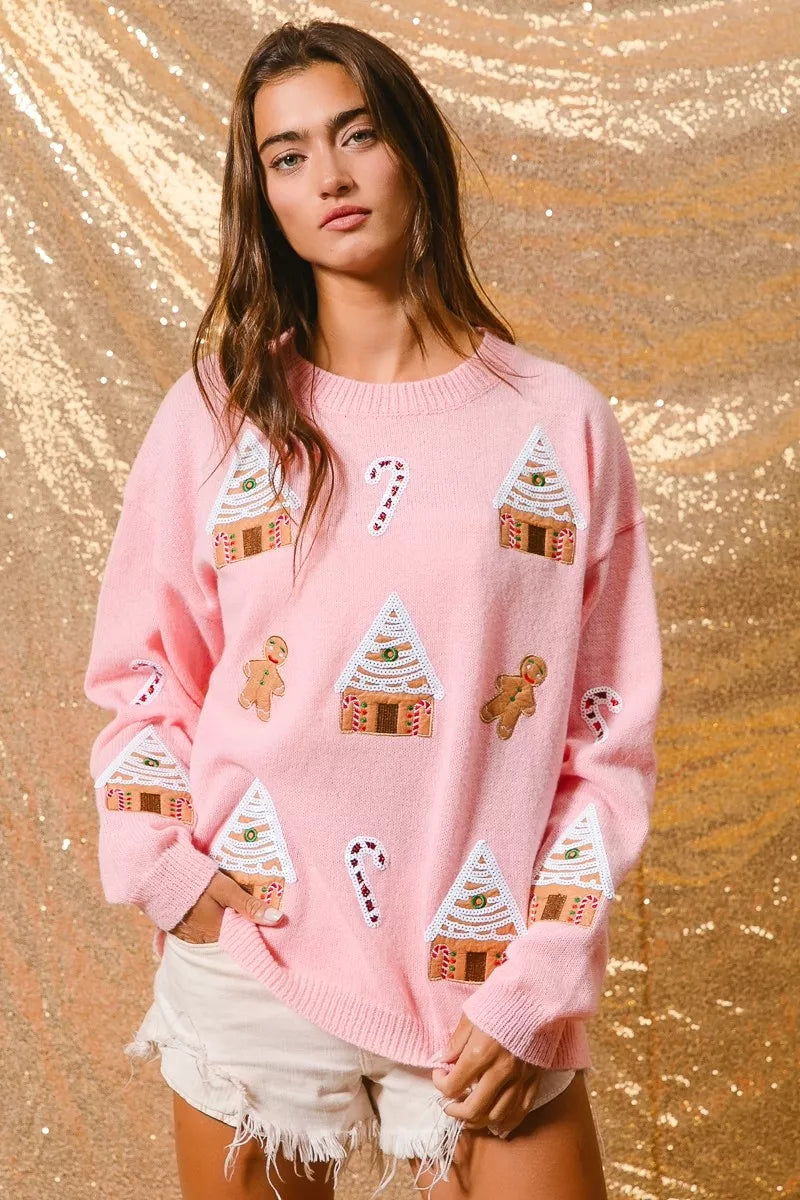 Dama Washington Melisande women's novelty christmas crew neck sweater - view 5