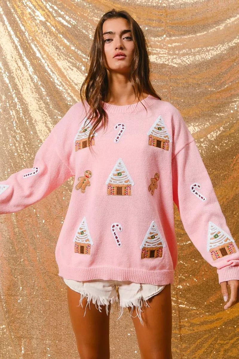 Dama Washington Melisande women's novelty christmas crew neck sweater - view 10