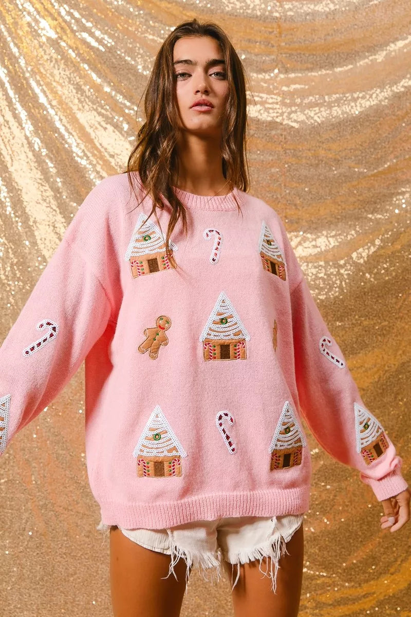 Dama Washington Melisande women's novelty christmas crew neck sweater - view 6