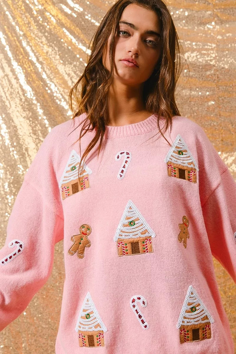 Dama Washington Melisande women's novelty christmas crew neck sweater - view 2