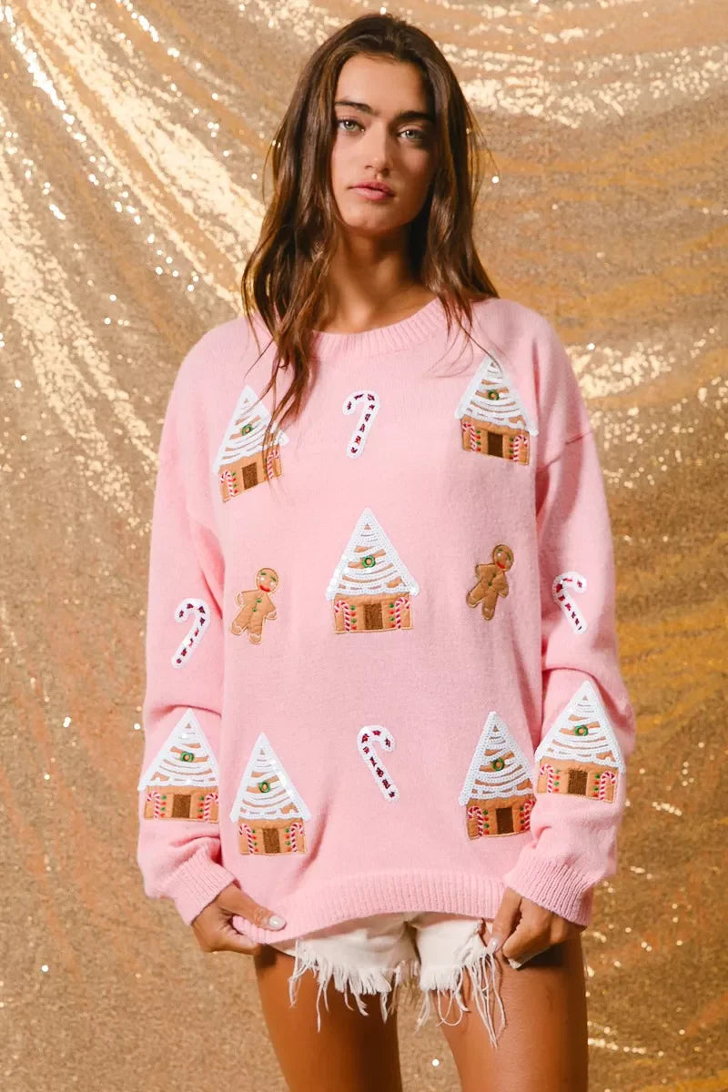 Dama Washington Melisande women's novelty christmas crew neck sweater - view 13
