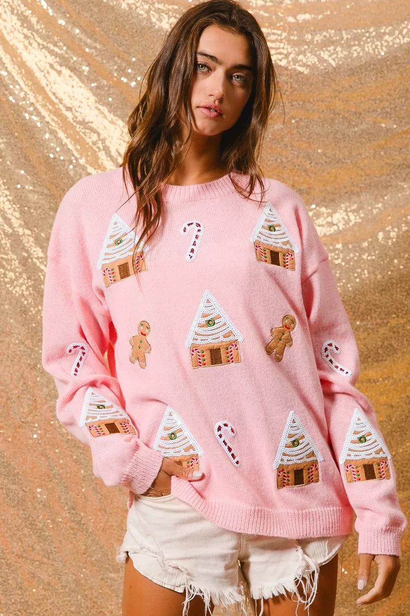 Dama Washington Melisande women's novelty christmas crew neck sweater - view 11