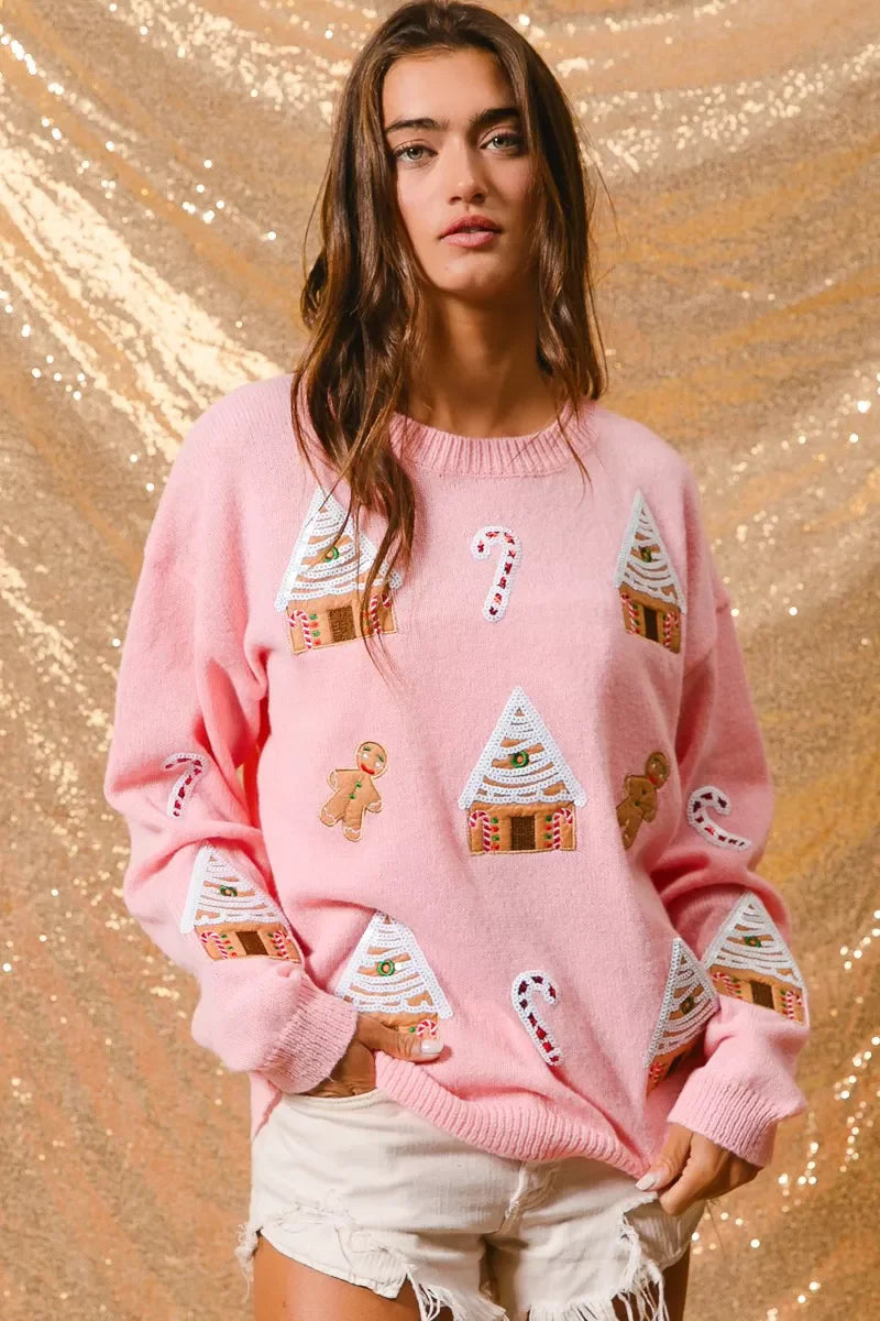 Dama Washington Melisande women's novelty christmas crew neck sweater - view 7
