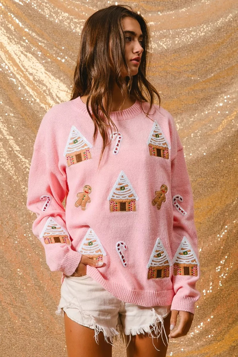 Dama Washington Melisande women's novelty christmas crew neck sweater - view 9