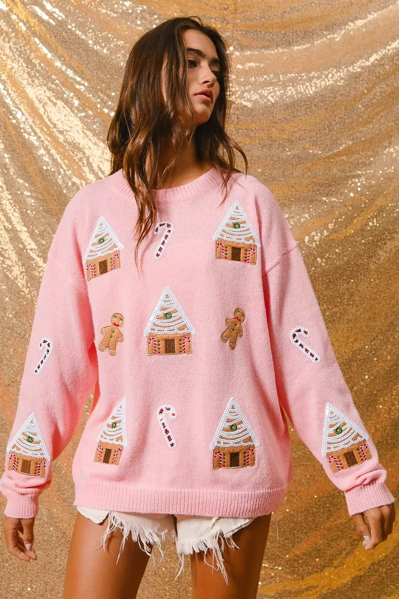 Dama Washington Melisande women's novelty christmas crew neck sweater - view 4