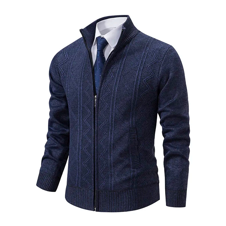 Dama Washington Mortimer men's full-zip cardigan sweater - front view