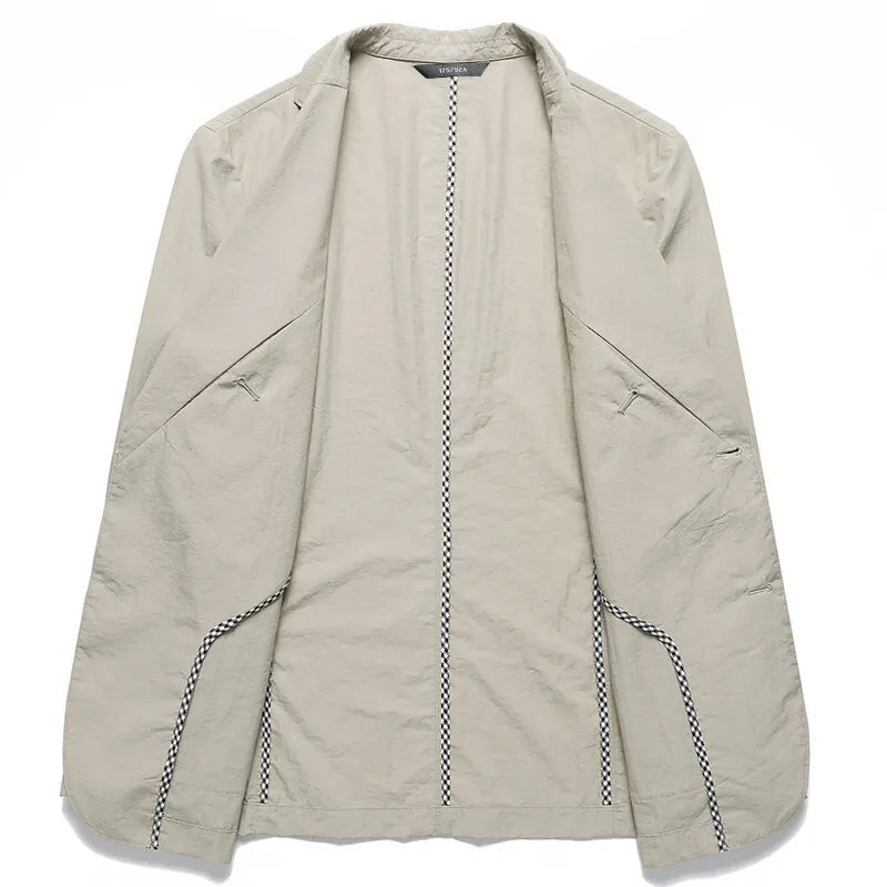 Callum | Men's Casual Linen Blazer Cream
