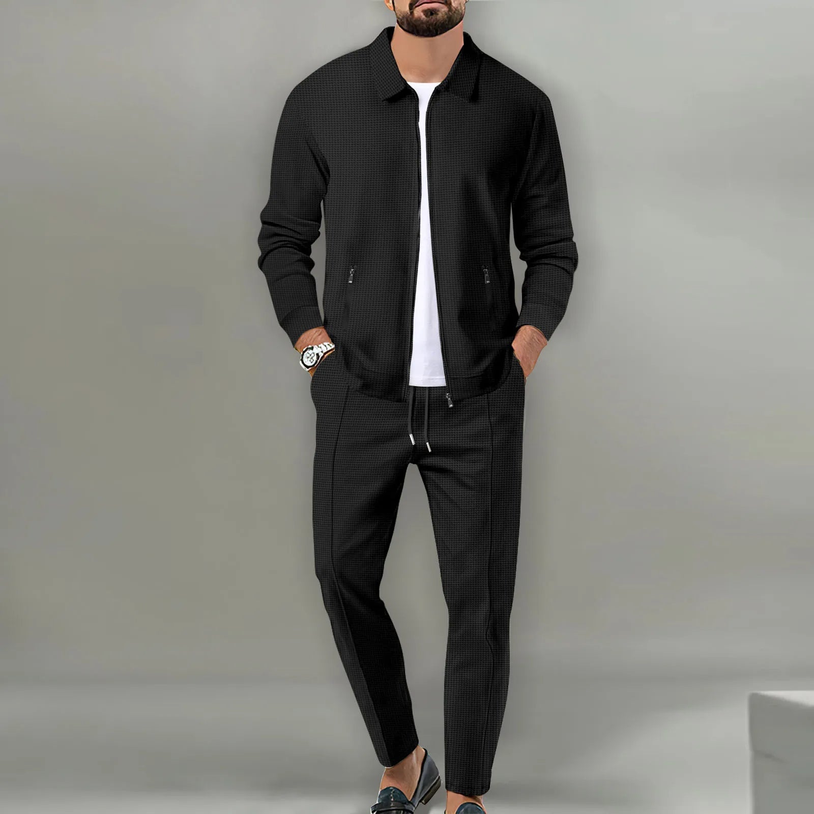 Beau | Men's Casual Linen Set White