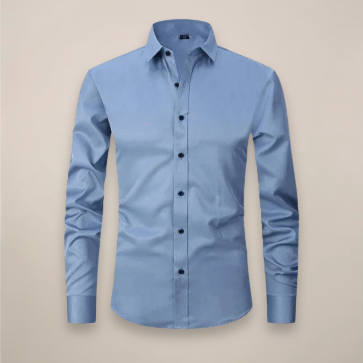 Axel | Men's Dress Shirt White Long Sleeve Button Down