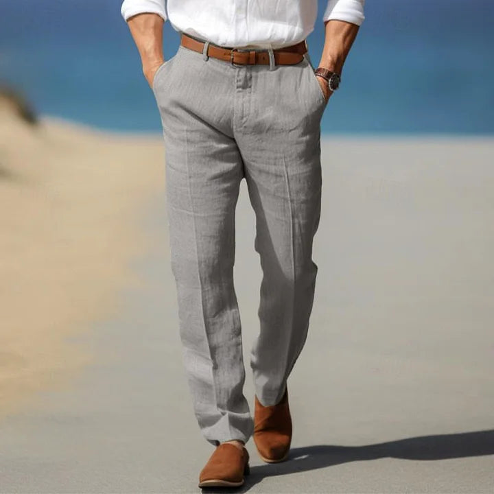 Rex | Men's Dress Pants Black Straight Leg Classic Fit