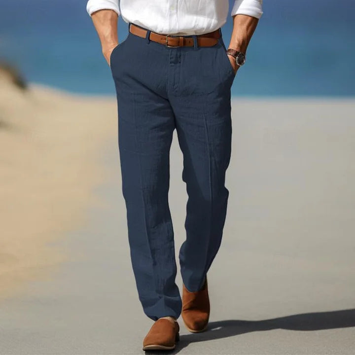 Rex | Men's Dress Pants Black Straight Leg Classic Fit