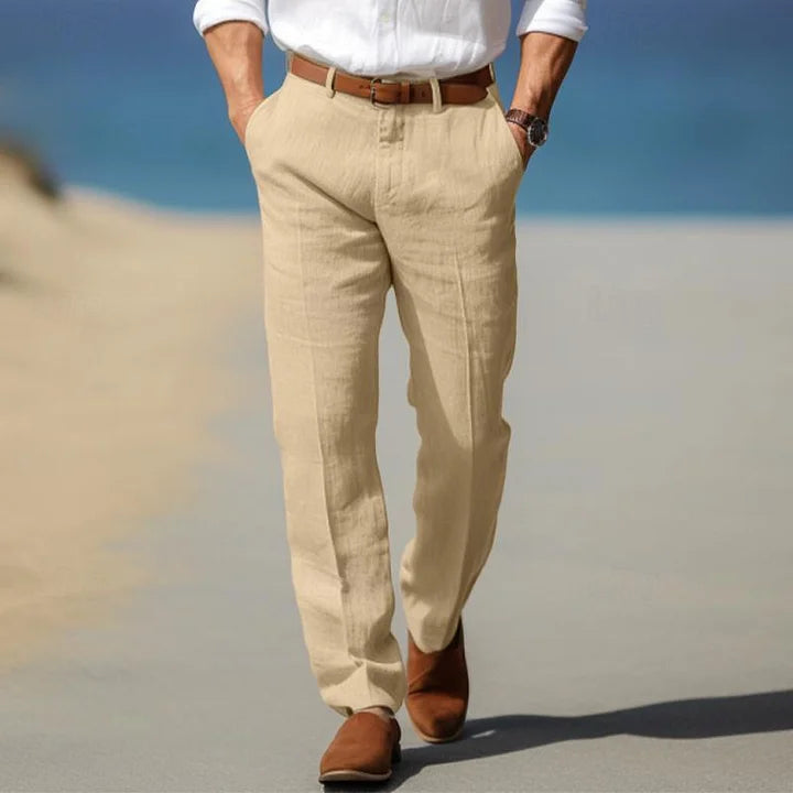 Rex | Men's Dress Pants Black Straight Leg Classic Fit