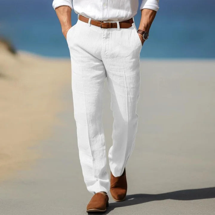 Rex | Men's Dress Pants Black Straight Leg Classic Fit